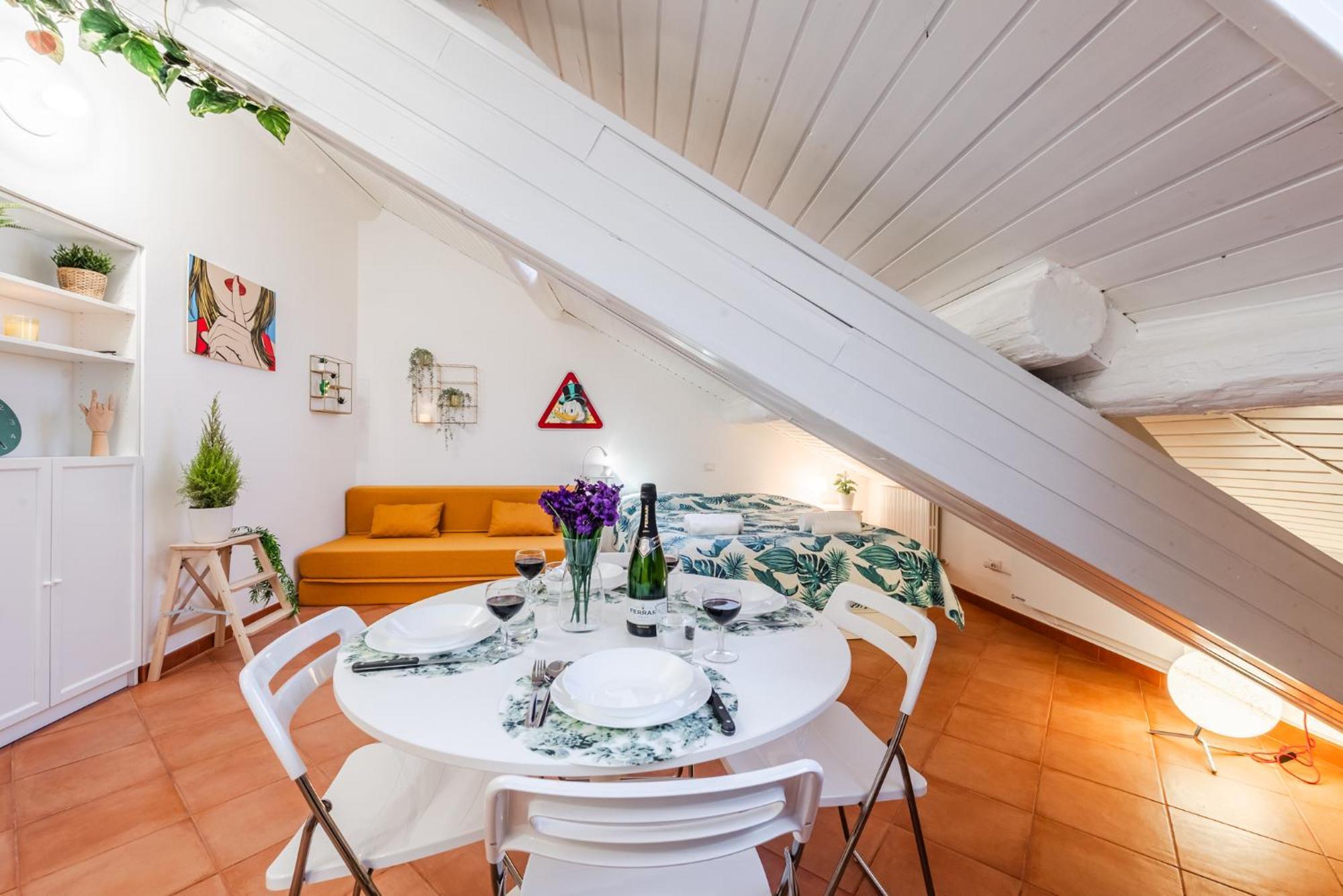 Ferienwohnung The White Jungle - San Babila Attic Mailand Exterior foto